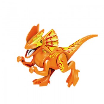 16 pcs Dinos Toy Buildable Legoings Dinosaur Building Blocks Figures with Movable Jaws Including T Rex Triceratops Velociraptor