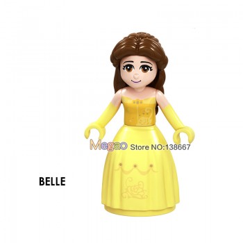Legoings Girl Princess Figures Building Blocks Ariel Maleficent belle beast Olaf Elsa Prince Kids Toys juguetes Legoings Friends
