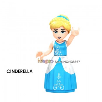 Legoings Girl Princess Figures Building Blocks Ariel Maleficent belle beast Olaf Elsa Prince Kids Toys juguetes Legoings Friends