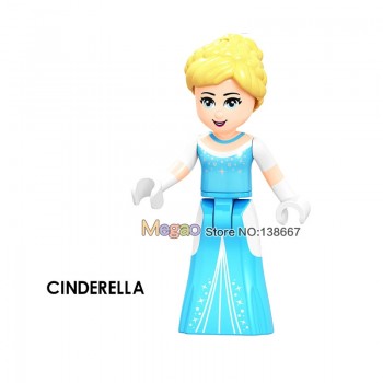 Legoings Girl Princess Figures Building Blocks Ariel Maleficent belle beast Olaf Elsa Prince Kids Toys juguetes Legoings Friends