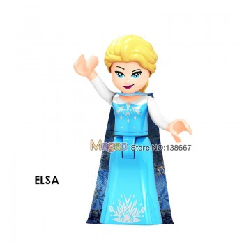 Legoings Girl Princess Figures Building Blocks Ariel Maleficent belle beast Olaf Elsa Prince Kids Toys juguetes Legoings Friends