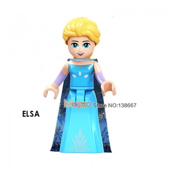 Legoings Girl Princess Figures Building Blocks Ariel Maleficent belle beast Olaf Elsa Prince Kids Toys juguetes Legoings Friends