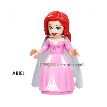 Legoings Girl Princess Figures Building Blocks Ariel Maleficent belle beast Olaf Elsa Prince Kids Toys juguetes Legoings Friends