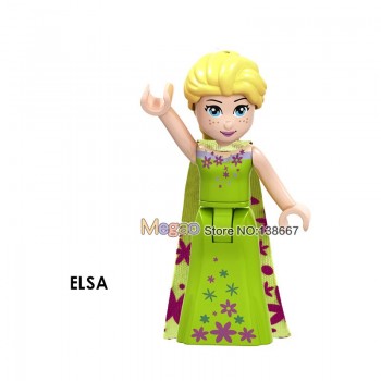Legoings Girl Princess Figures Building Blocks Ariel Maleficent belle beast Olaf Elsa Prince Kids Toys juguetes Legoings Friends