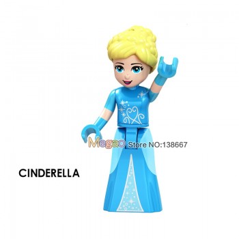 Legoings Girl Princess Figures Building Blocks Ariel Maleficent belle beast Olaf Elsa Prince Kids Toys juguetes Legoings Friends