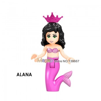 Legoings Girl Princess Figures Building Blocks Ariel Maleficent belle beast Olaf Elsa Prince Kids Toys juguetes Legoings Friends
