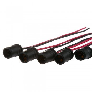 WUPP 5Pcs T10 W5W Soft Rubber Light Bulb Socket Lamp Holder Connector Car Auto SI-AT02029 T10 Car Accessories