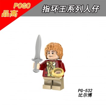 Hobbit Action Figures Saruman Gandalf Radagast Sauron Bilbo Baggins Legoing Lord of Rings Building Blocks Toys With Legoings