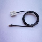 BEESCLOVER AUX female cable Female 3.5mm MP3 Audio Adapter Input Cable for BMW E60 E66 E81 E82 E88 E90 AUX 1.5 meters