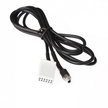BEESCLOVER AUX female cable Female 3.5mm MP3 Audio Adapter Input Cable for BMW E60 E66 E81 E82 E88 E90 AUX 1.5 meters