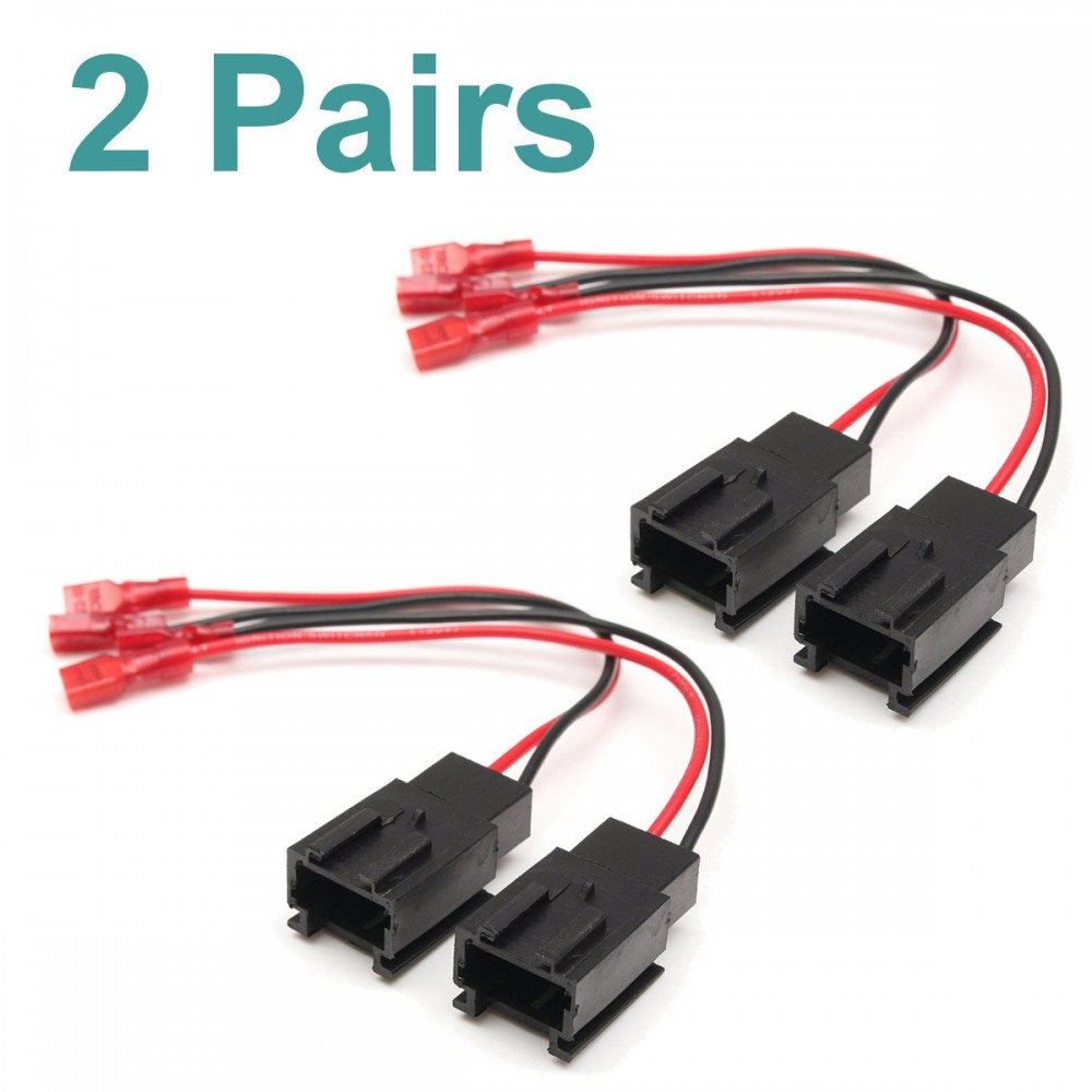 1pair /2 Pairs Speaker Adaptor Plug Connectors Wire For Peugeot 206 For Citroen C2 1999-2015 PC2-821 Car Speaker Adaptor Wire