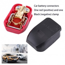 1 Pair 12V Battery Terminals Clamps Quick Release Battery Terminals Clamps Connector for Car Caravan Boat Motorhome