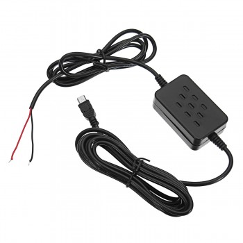 3.5mmm USB Straight Power Inverter Left/Right Micro USB Interface 12-30V To 5V 12V Converter Cable FOR Car DVR Camera Adapter