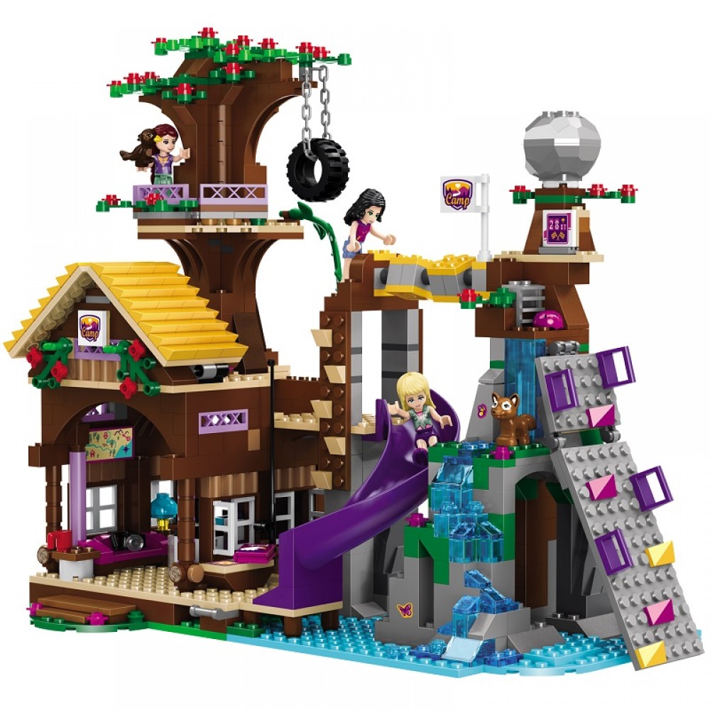 New Building blocks Compatible with legoing Friends Bricks Adventure Camp Tree House with figures toys for children Christmas