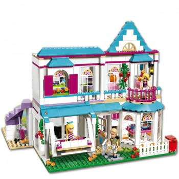 28 Style Friends Stephanies House Building Blocks Legoings Princess Castle Girls Belle Ariel Elsa Figures Bricks Set Toys Girls