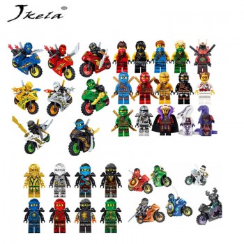 [New] 258A Hot Ninja Motorcycle Building Blocks Bricks toys Compatible legoINGly Ninjagoed Ninja for kids gifts