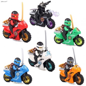 [New] 258A Hot Ninja Motorcycle Building Blocks Bricks toys Compatible legoINGly Ninjagoed Ninja for kids gifts