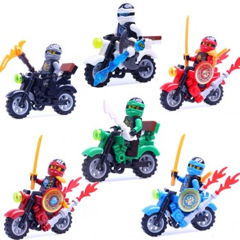 [New] 258A Hot Ninja Motorcycle Building Blocks Bricks toys Compatible legoINGly Ninjagoed Ninja for kids gifts