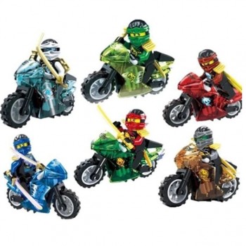 [New] 258A Hot Ninja Motorcycle Building Blocks Bricks toys Compatible legoINGly Ninjagoed Ninja for kids gifts