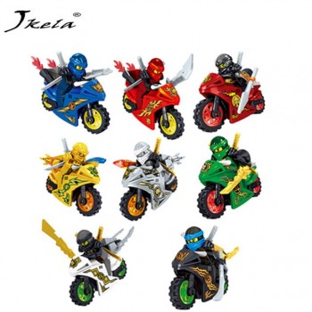 [New] 258A Hot Ninja Motorcycle Building Blocks Bricks toys Compatible legoINGly Ninjagoed Ninja for kids gifts