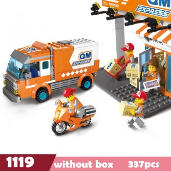 City Wrecker Police Sanitation Ice Cream Car Truck Building Blocks Sets Bricks Kids Toys Marvel Compatible Legoings City Friends