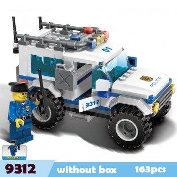 City Wrecker Police Sanitation Ice Cream Car Truck Building Blocks Sets Bricks Kids Toys Marvel Compatible Legoings City Friends