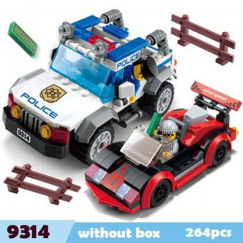 City Wrecker Police Sanitation Ice Cream Car Truck Building Blocks Sets Bricks Kids Toys Marvel Compatible Legoings City Friends