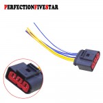 1J0973775A  For Skoda Mass Air Flow Sensor 5 Pin Connector Adapter Plug w Wiring For VW Beetle Golf Passat For Audi A4 A6 A8