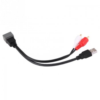 Audio USB RCA Cable For Nissan Cube Juke Versa Audio Video USB RCA Adapter Cable RCA Cable Car Accessories