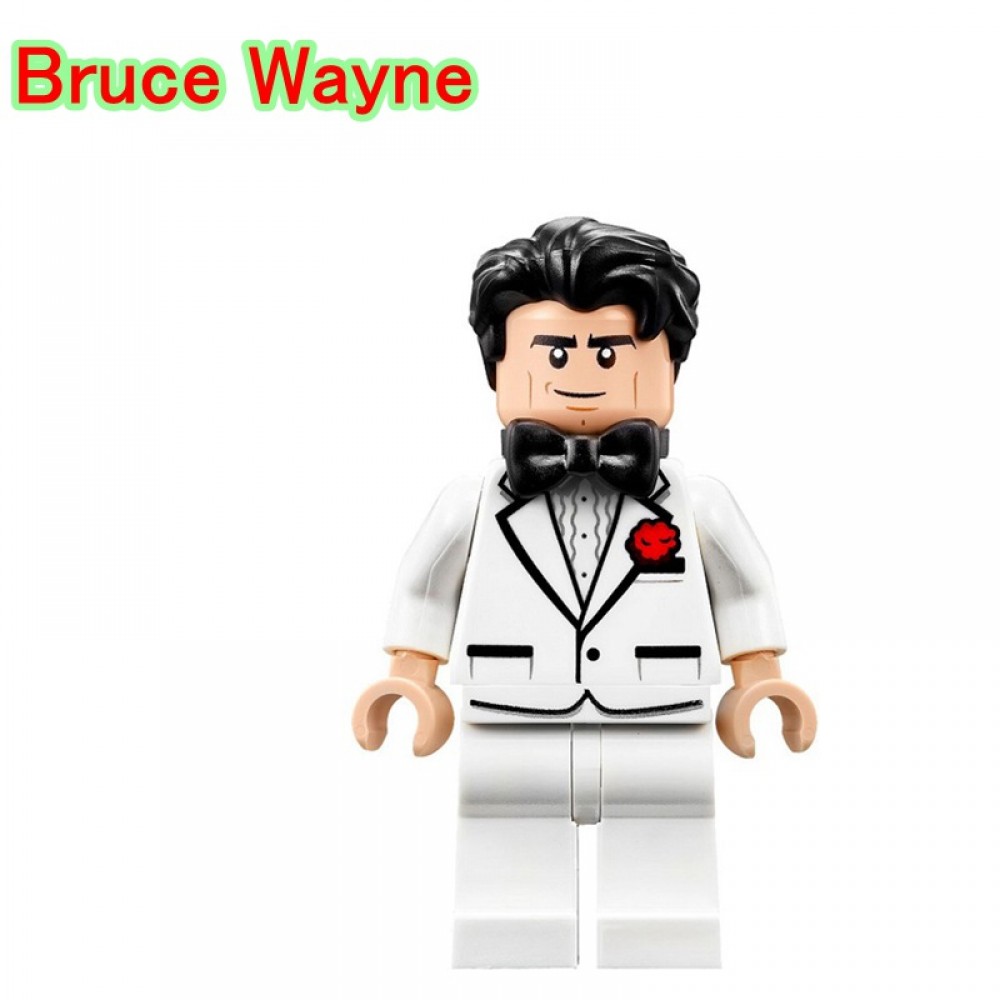 Bruce Wayne Batman Bricks Single Legoing Superhero The Batman Movie Arkham Asylum 70912 Building Blocks Toys For Children PG144