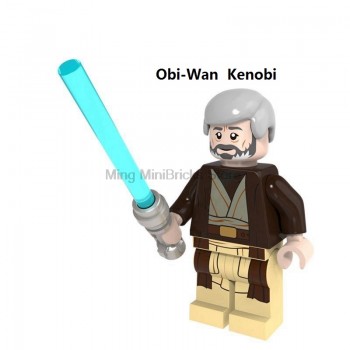 Legoing Star Wars Jedi Yoda Windu Master Obi Wan Luke Compatible Legoings StarWars Building Blocks Toys For Children Star War