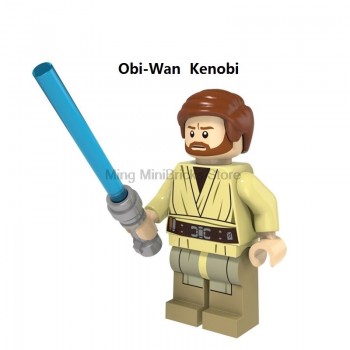 Legoing Star Wars Jedi Yoda Windu Master Obi Wan Luke Compatible Legoings StarWars Building Blocks Toys For Children Star War