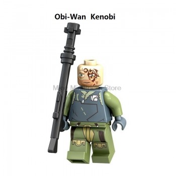 Legoing Star Wars Jedi Yoda Windu Master Obi Wan Luke Compatible Legoings StarWars Building Blocks Toys For Children Star War
