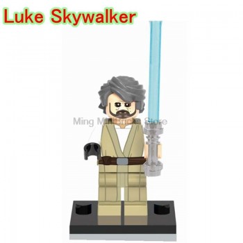 Legoing Star Wars Jedi Yoda Windu Master Obi Wan Luke Compatible Legoings StarWars Building Blocks Toys For Children Star War