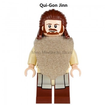 Legoing Star Wars Jedi Yoda Windu Master Obi Wan Luke Compatible Legoings StarWars Building Blocks Toys For Children Star War