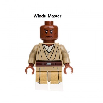 Legoing Star Wars Jedi Yoda Windu Master Obi Wan Luke Compatible Legoings StarWars Building Blocks Toys For Children Star War