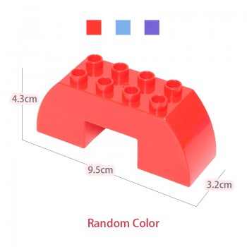 Diy Building Blocks Compatible LegoINGLY Duploe Animals Models Dinosaur Deer Panda Elephant Penguin Figures Toys For Children