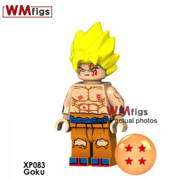 Single Dragon Ball Z Legoings Broly Burdock Vegeta Saint Saiyan Goku Chichi Brick Building Blocks Toys for Children Gifts Boys