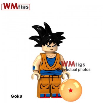 Single Dragon Ball Z Legoings Broly Burdock Vegeta Saint Saiyan Goku Chichi Brick Building Blocks Toys for Children Gifts Boys
