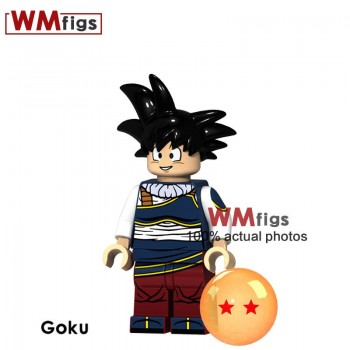 Single Dragon Ball Z Legoings Broly Burdock Vegeta Saint Saiyan Goku Chichi Brick Building Blocks Toys for Children Gifts Boys