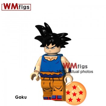 Single Dragon Ball Z Legoings Broly Burdock Vegeta Saint Saiyan Goku Chichi Brick Building Blocks Toys for Children Gifts Boys