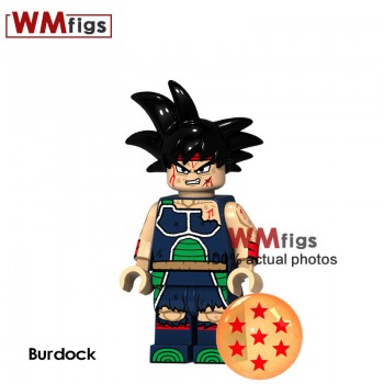 Single Dragon Ball Z Legoings Broly Burdock Vegeta Saint Saiyan Goku Chichi Brick Building Blocks Toys for Children Gifts Boys