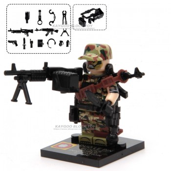 Military Swat Police Gun Weapons Pack Army soldiers building blocks Brick Set Model MOC Arms City Police Military Series