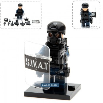 Military Swat Police Gun Weapons Pack Army soldiers building blocks Brick Set Model MOC Arms City Police Military Series