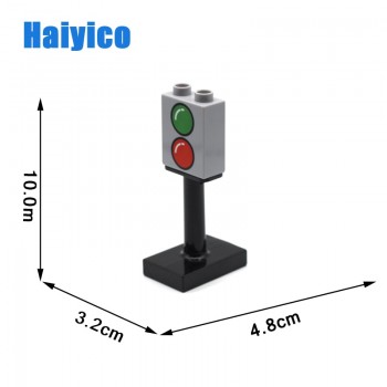 Original Assembly Big Building Blocks Bricks Tree Traffic signs Hook rotatable Accessories Compatible Duplo Baby Toys Sets Gift