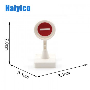 Original Assembly Big Building Blocks Bricks Tree Traffic signs Hook rotatable Accessories Compatible Duplo Baby Toys Sets Gift