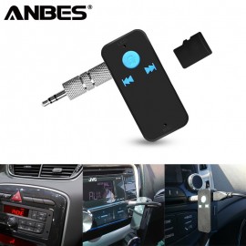 USB Bluetooth Receiver 3 in 1 Wireless 4.0 Bluetooth Adapter 3.5mm Audio Jack TF Card Reader MIC Call Support For Car Speaker X6