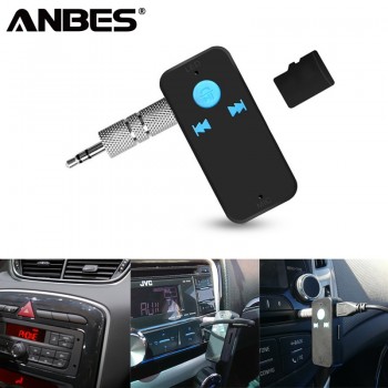 USB Bluetooth Receiver 3 in 1 Wireless 4.0 Bluetooth Adapter 3.5mm Audio Jack TF Card Reader MIC Call Support For Car Speaker X6