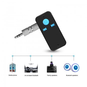 USB Bluetooth Receiver 3 in 1 Wireless 4.0 Bluetooth Adapter 3.5mm Audio Jack TF Card Reader MIC Call Support For Car Speaker X6