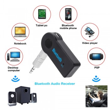 Wireless Bluetooth 3.5mm AUX Audio Stereo Music Home Car Receiver Adapter Mic Wonderful aux bluetooth